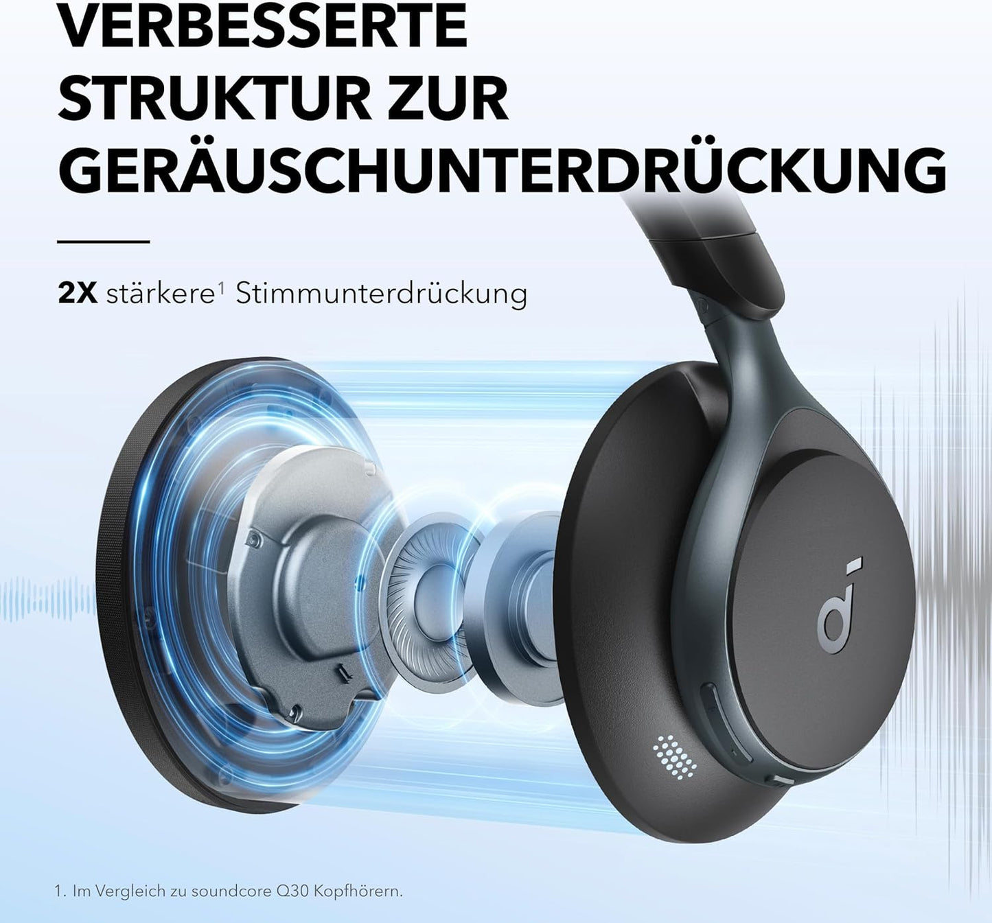 Space One Kopfhörer, Schwarz