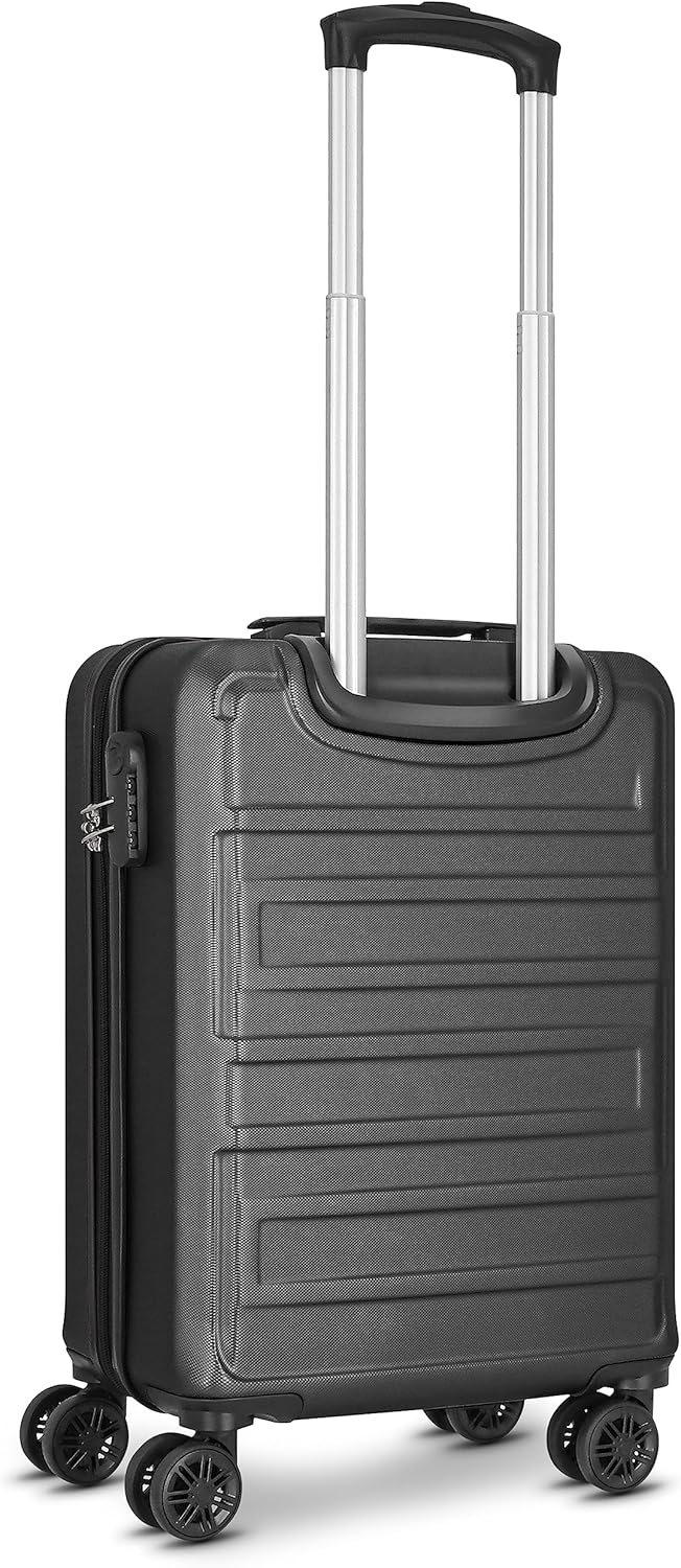 New York 2.0 - Handgepäckkoffer, Black-metallic|Koffer S (55 cm)