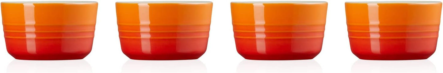 Mini-Förmchen Set, 4er-Set Ofenrot
