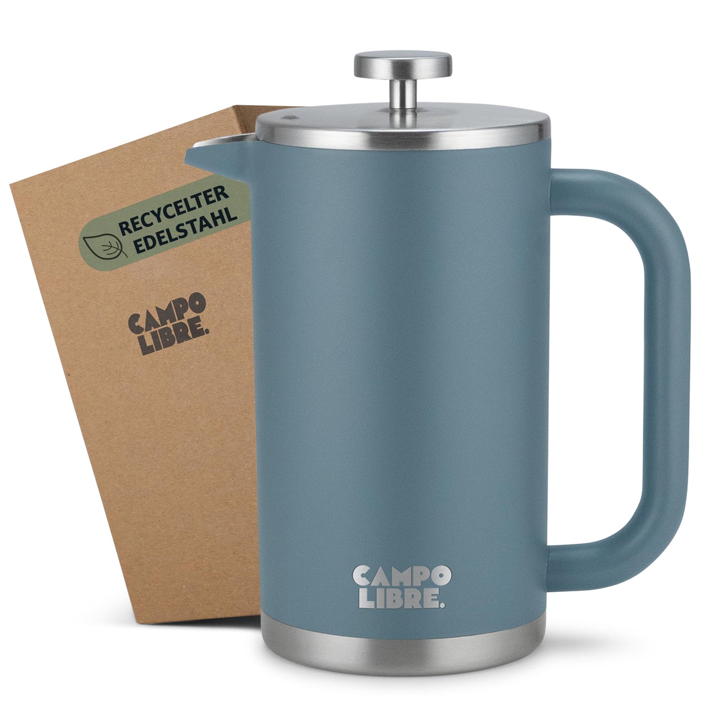 Giorgio French Press, 1000ml Neptune Blue