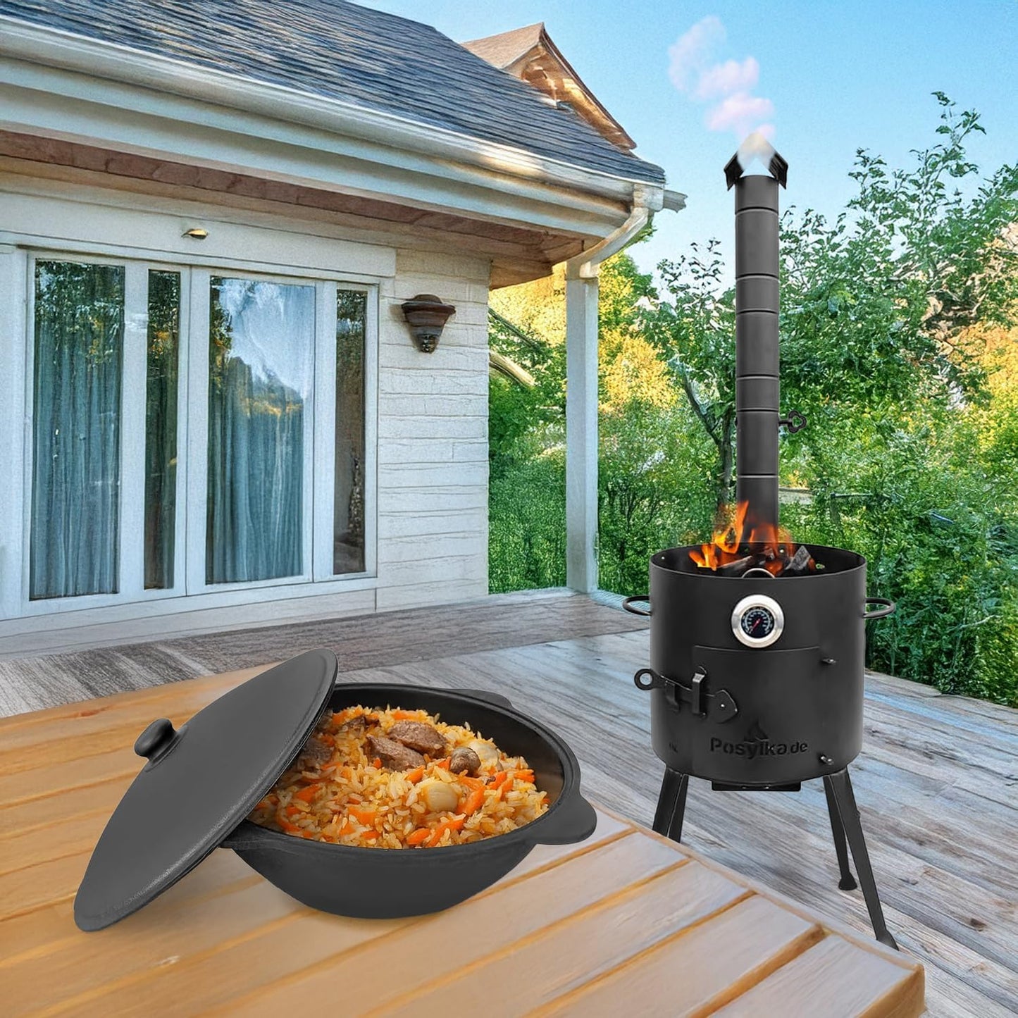 Kasan Set mit Schaumlöffel und Schöpfkelle, 298