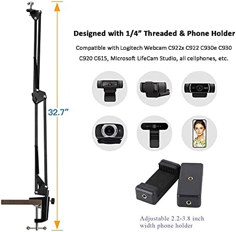 Webcam- und Handyhalterung