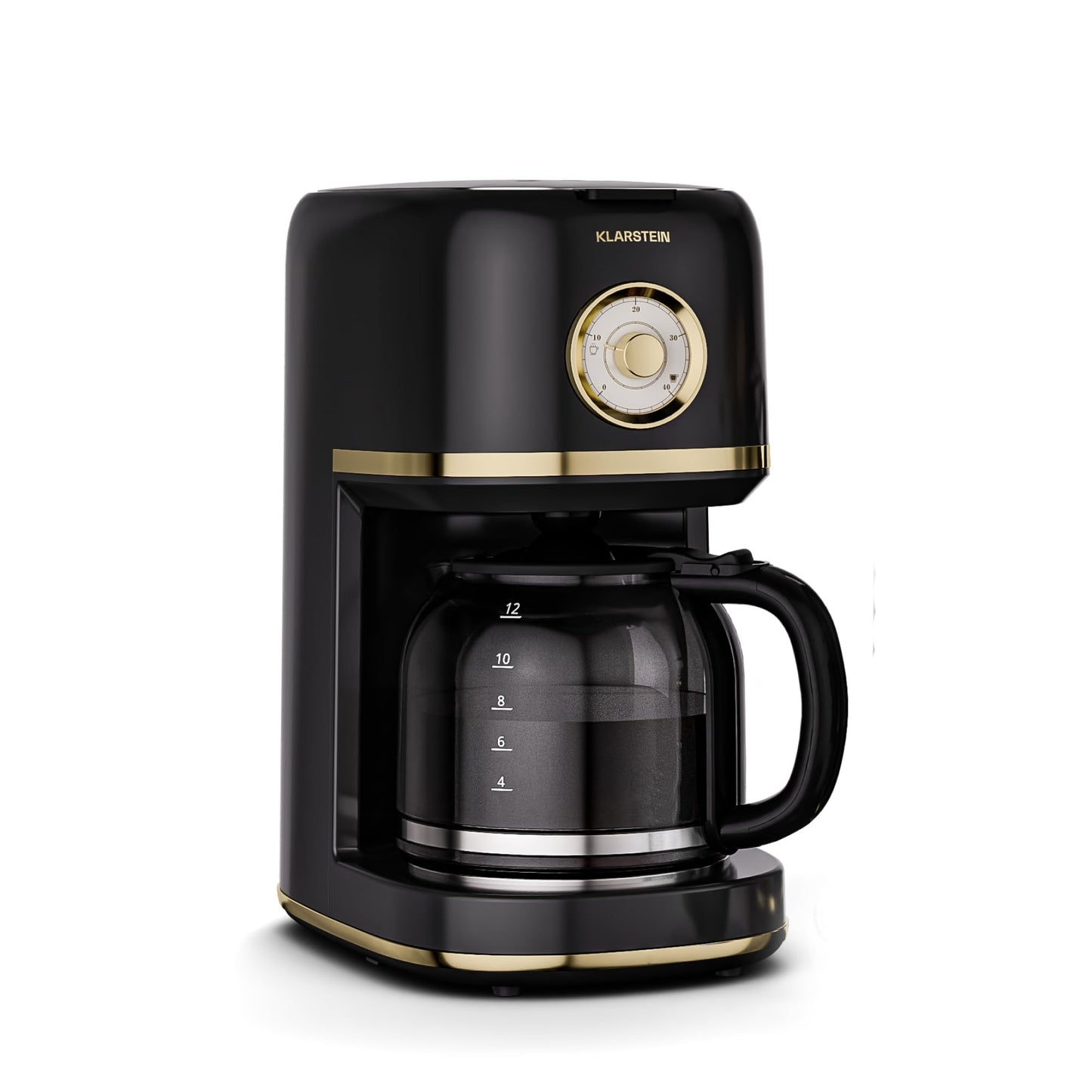 Victoria Filterkaffeemaschine (Retro-Design), Schwarz