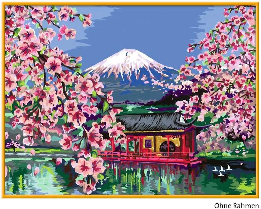 Malen nach Zahlen: Japanische Kirschblüte, Alte Version