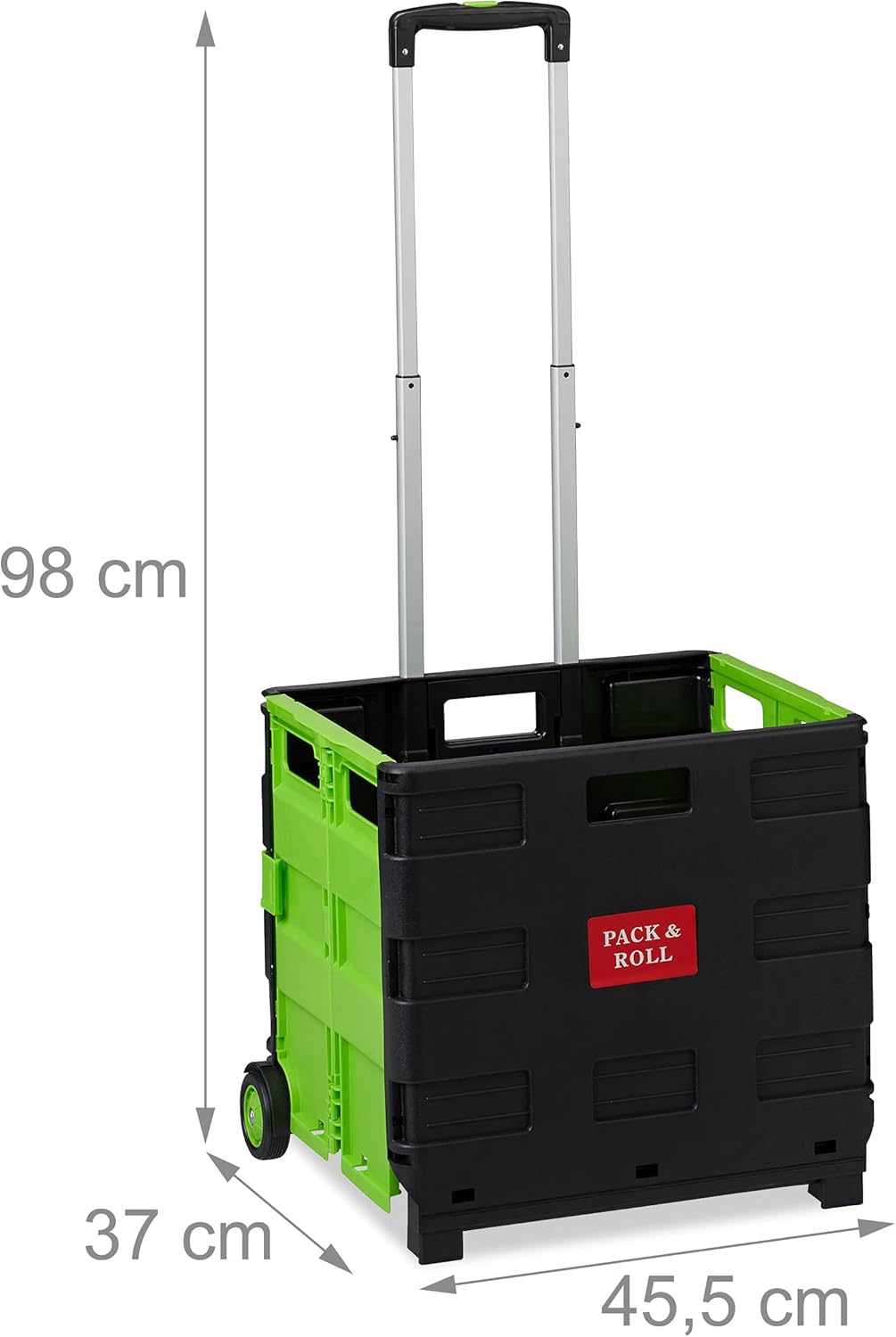 Einkaufstrolley, Grün