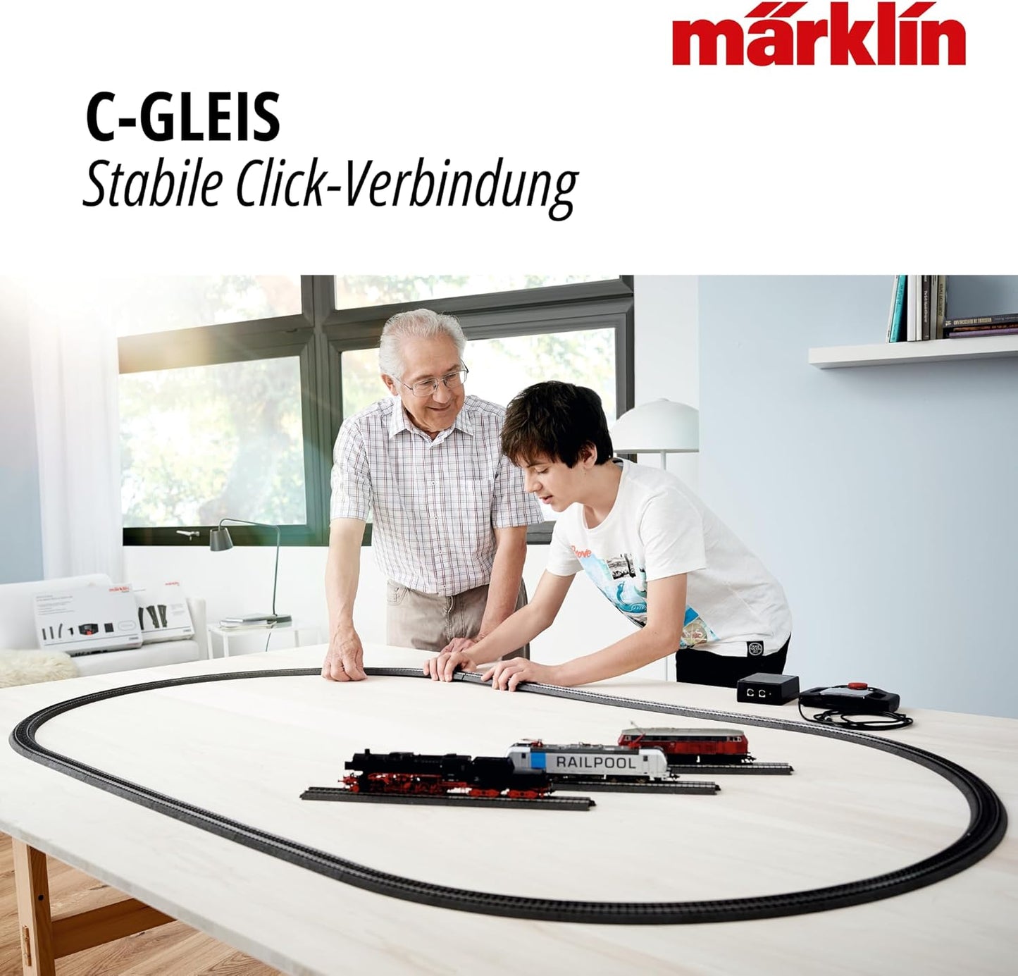Digital-Startpackung H0 mit C-Gleis & Mobile Station, Single