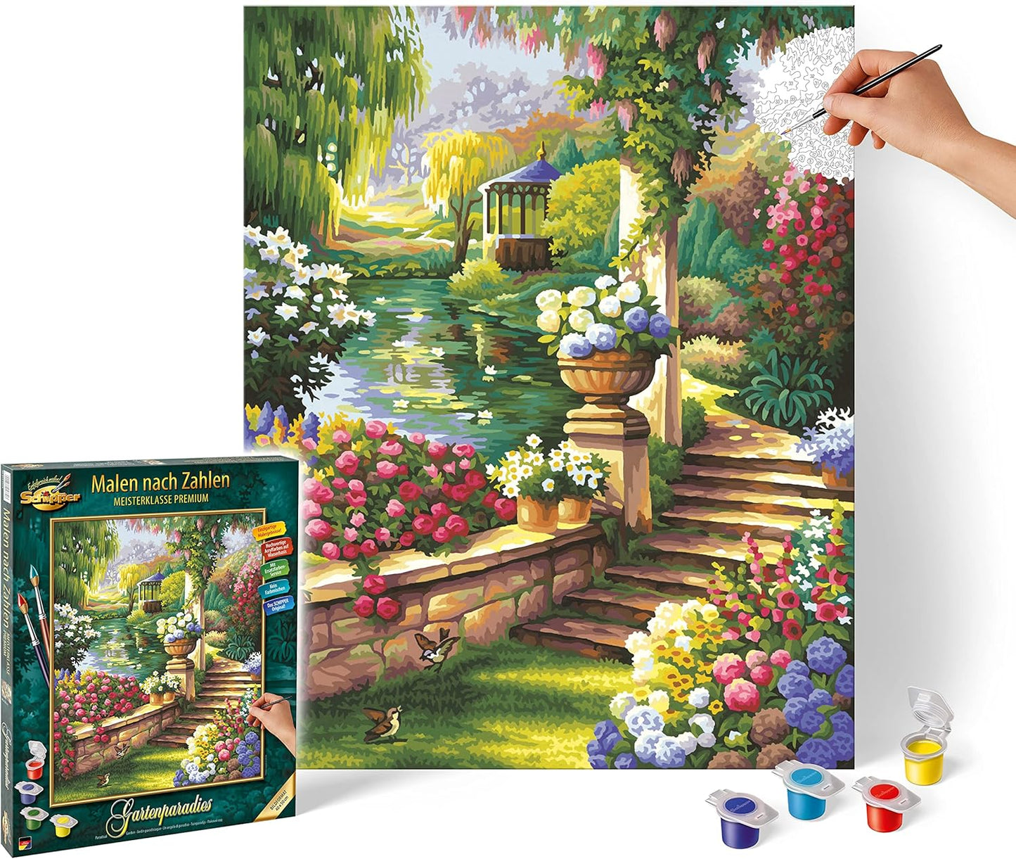 Malen nach Zahlen Gartenparadies, 609130379