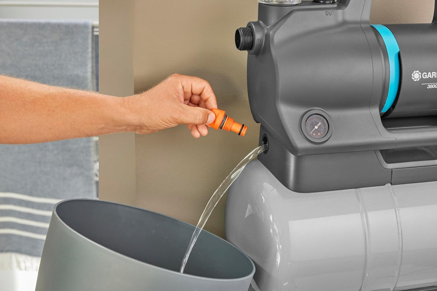 Hauswasserwerk 3900 Silent mit 21 l Tank