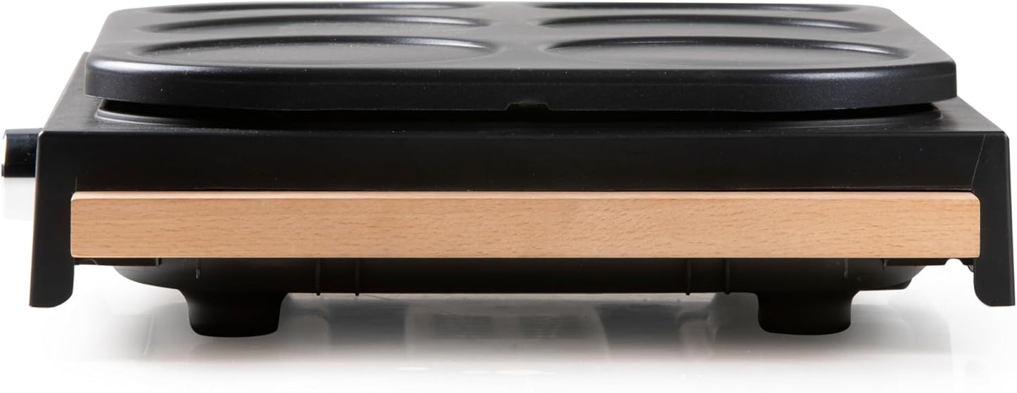 Pancake Maker inklusive Teiglöffel, Wooden finish