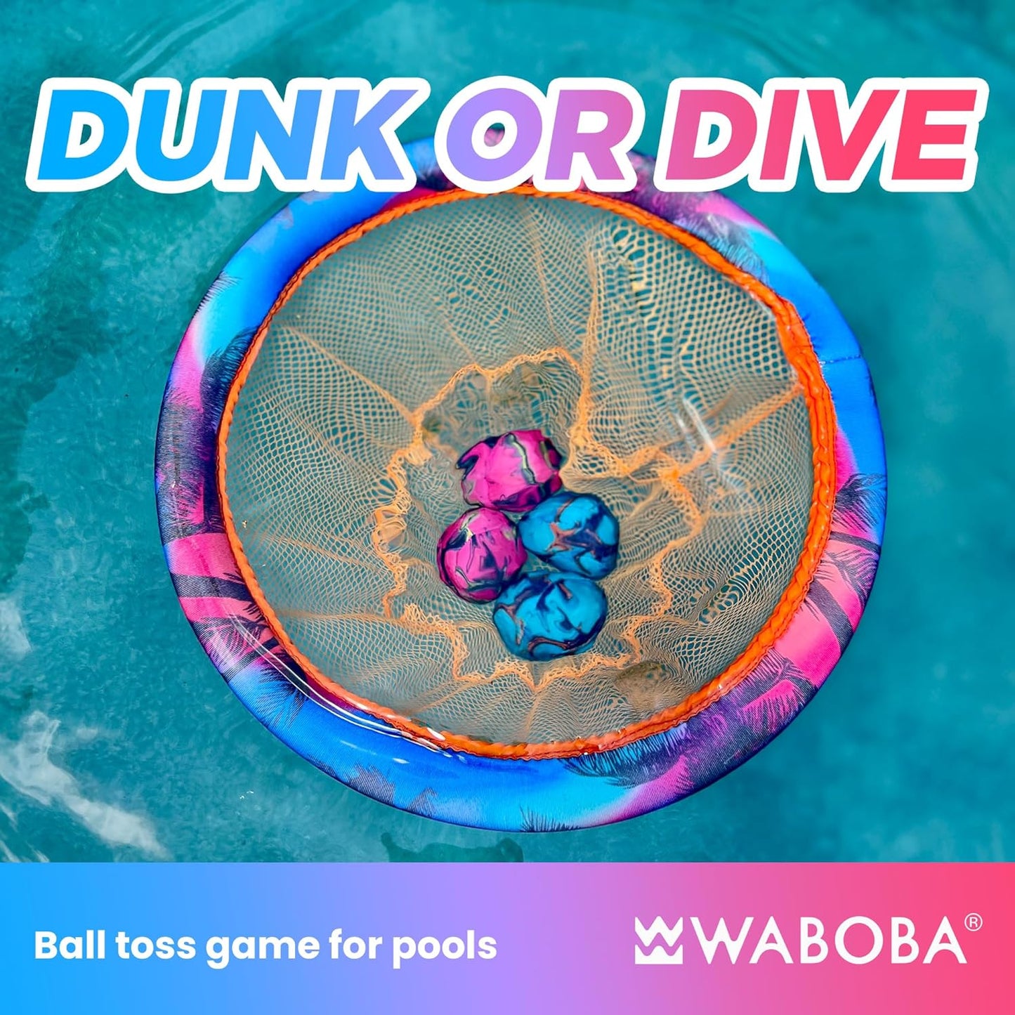 Pool-Spielzeug-Wurfspiel: Dunk or Dive
