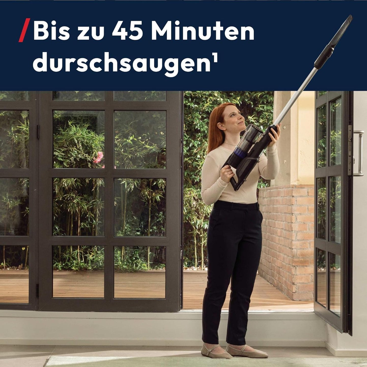 Akku-Staubsauger HF1+ mit Anti-Haarverwicklung und Parkfunktion, Akku Staubsauger Anti-Twist HF1+