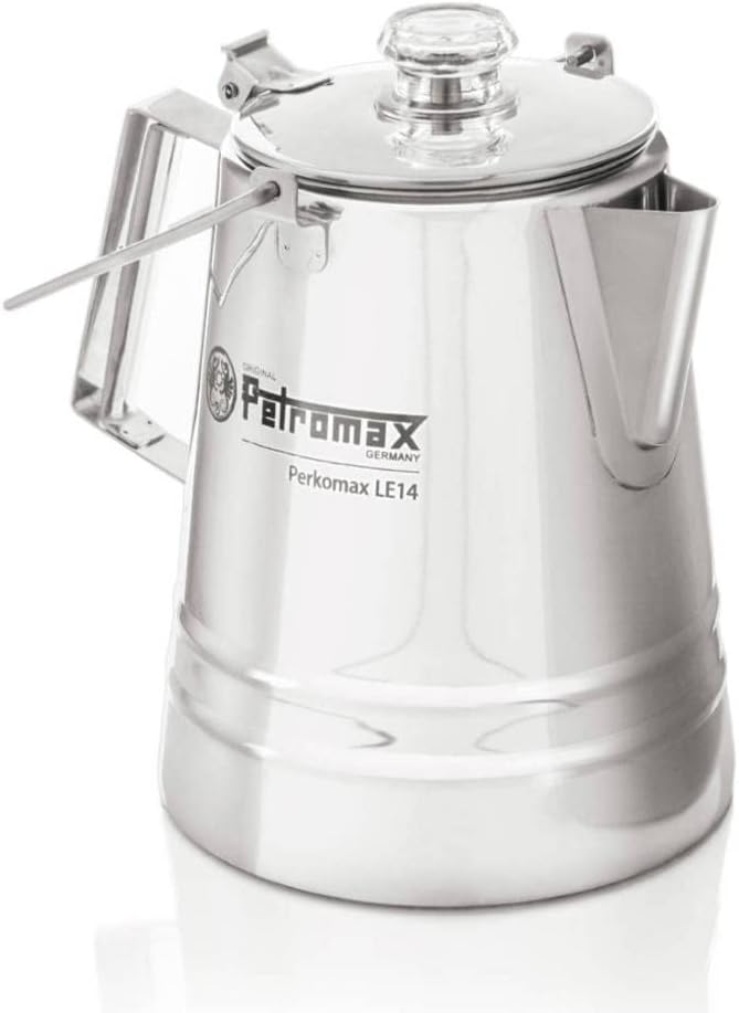Perkolator-Kaffeekanne für Herd & Feuer, 1,5 Liter