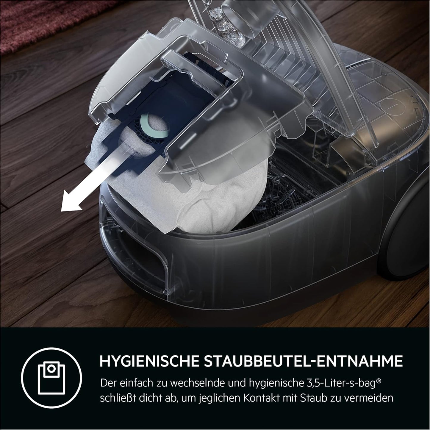 CLEAN 6000 ÖKO Staubsauger, Recycled Mattschwarz