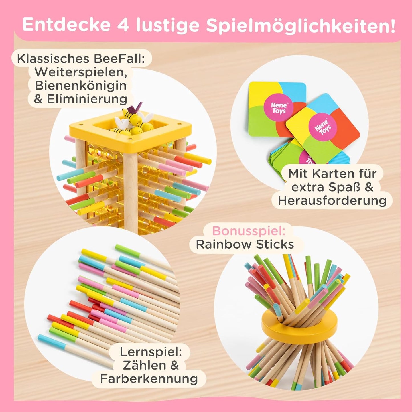 BEEFALL Geschicklichkeitsspiel, Beefall