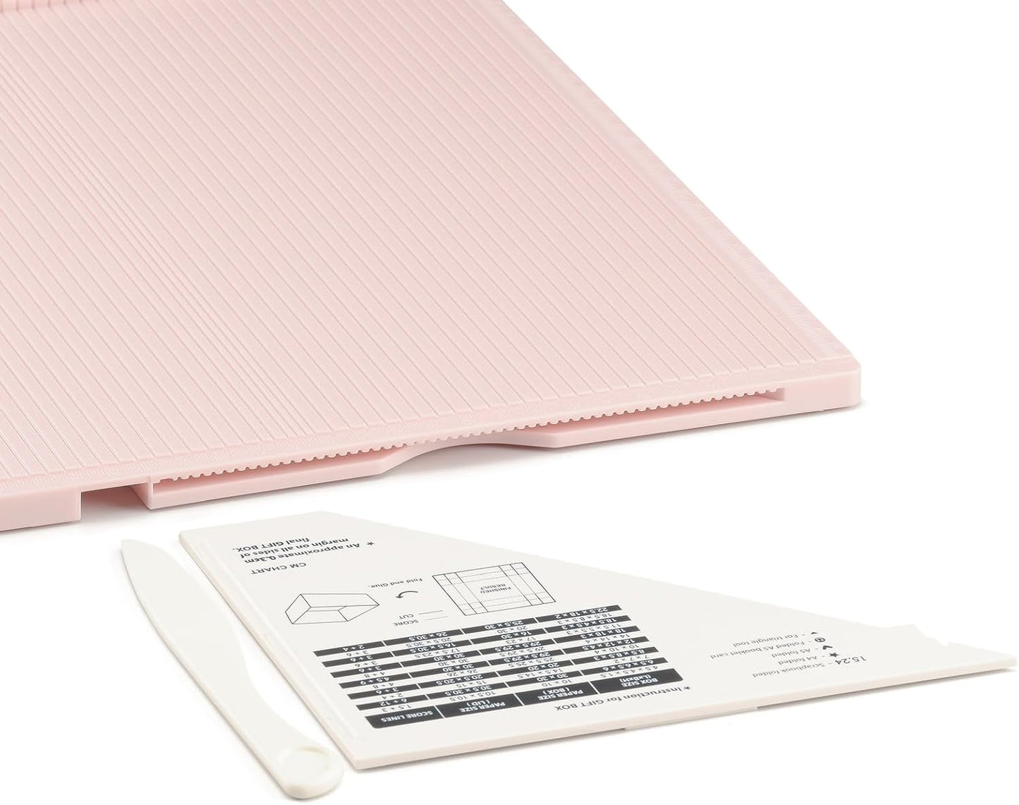 Falzbrett Score Easy mit Falzbein und Lineal, Rosa Single