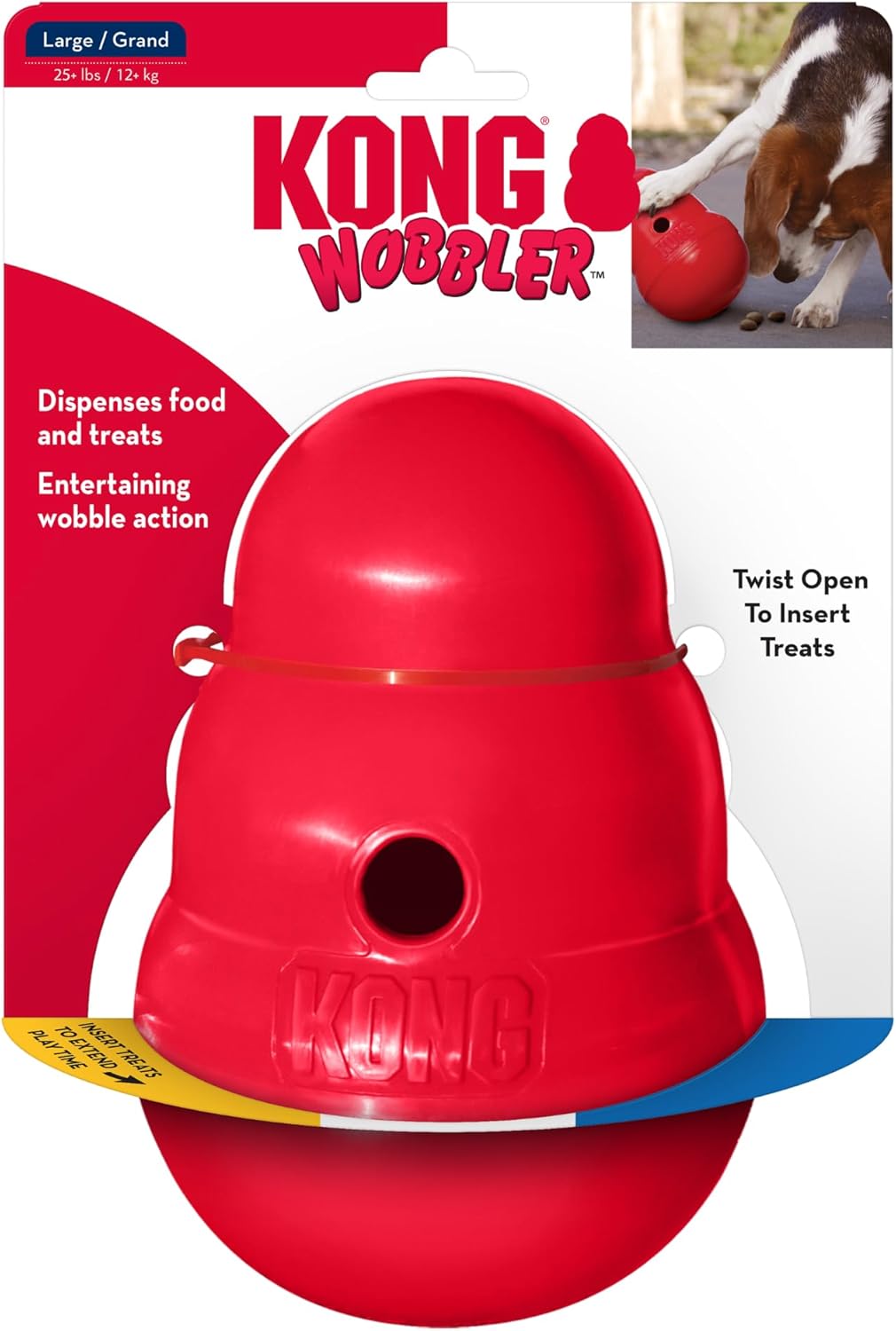 Wobbler - Interaktives Hundespielzeug für Leckerliausgabe, M/L