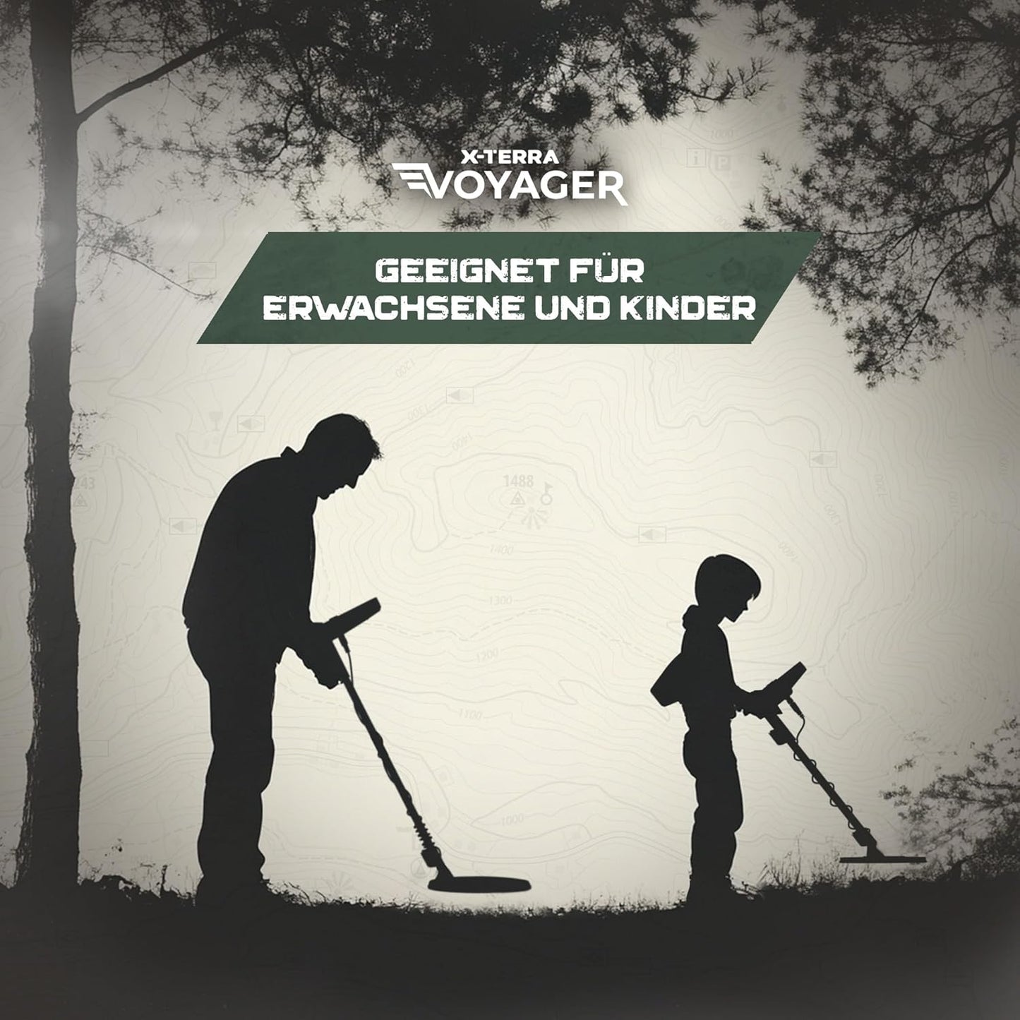 X-Terra Voyager Metalldetektor-Set für Erwachsene & Kinder, 1. X-Terra Voyager