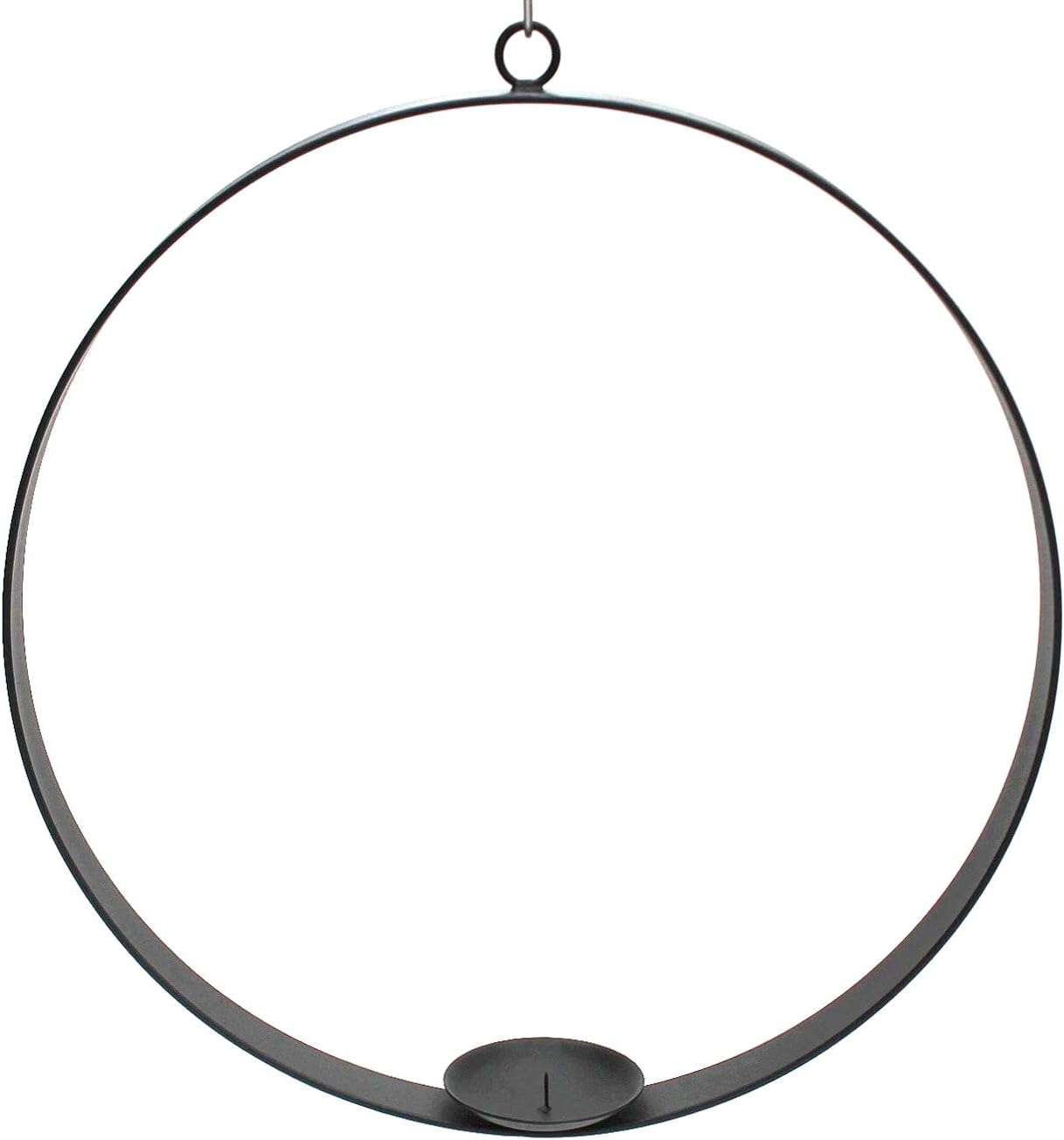 Kerzenhalter aus Metall rund