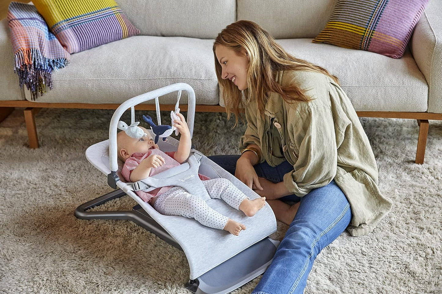 Evolve Bouncer Spielbogen-Zubehör für Babywippe, Ocean Wonders