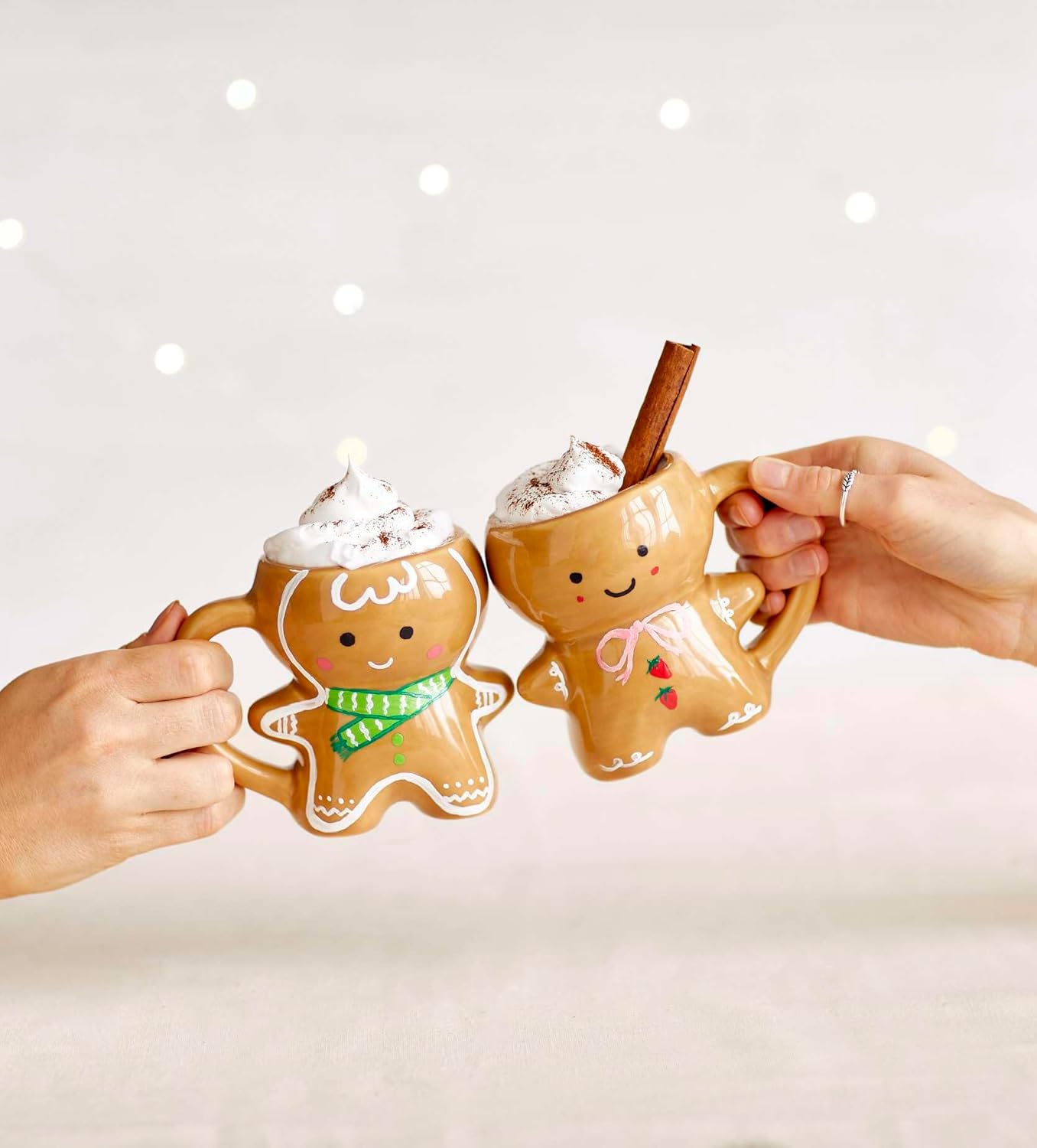 Lebkuchen-Weihnachtstassen-Malset, Einzeln Lebkuchen-Tassenmalset