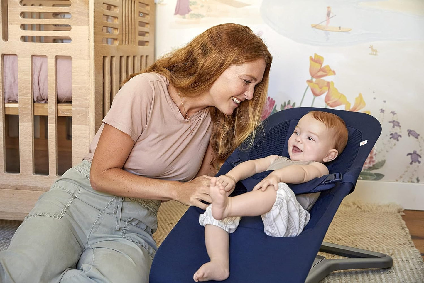 Evolve 3in1 Babywippe, Midnight Blue, Knit