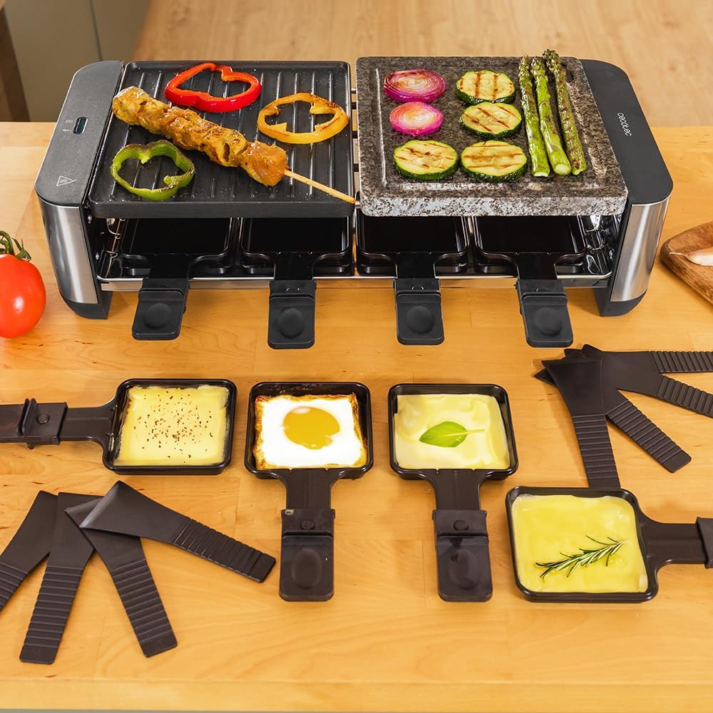 Raclette Cheese & Grill 16000, Mixgrill|1400 W | Inox