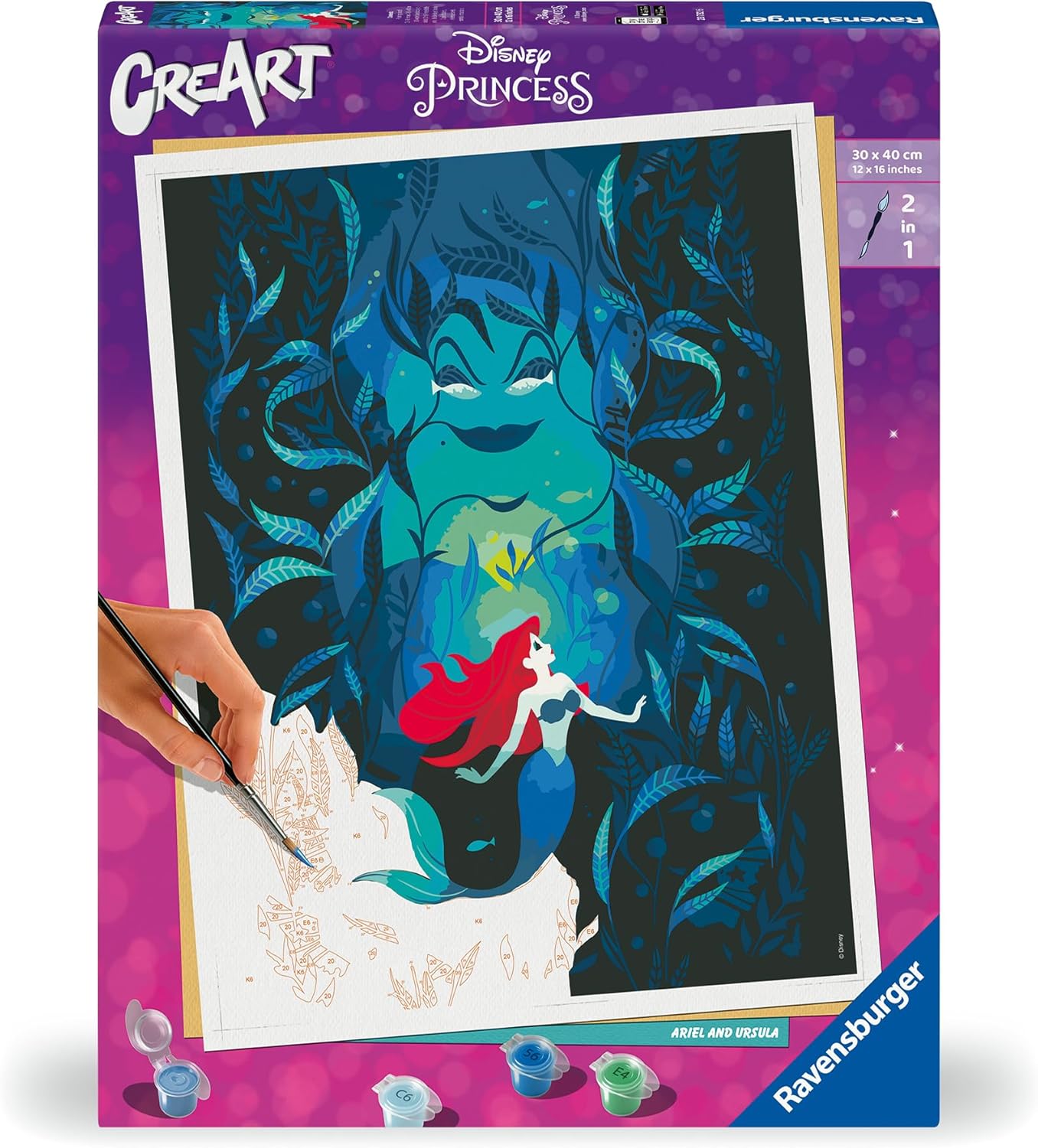 CreArt Disney Ariel and Ursula Malen nach Zahlen