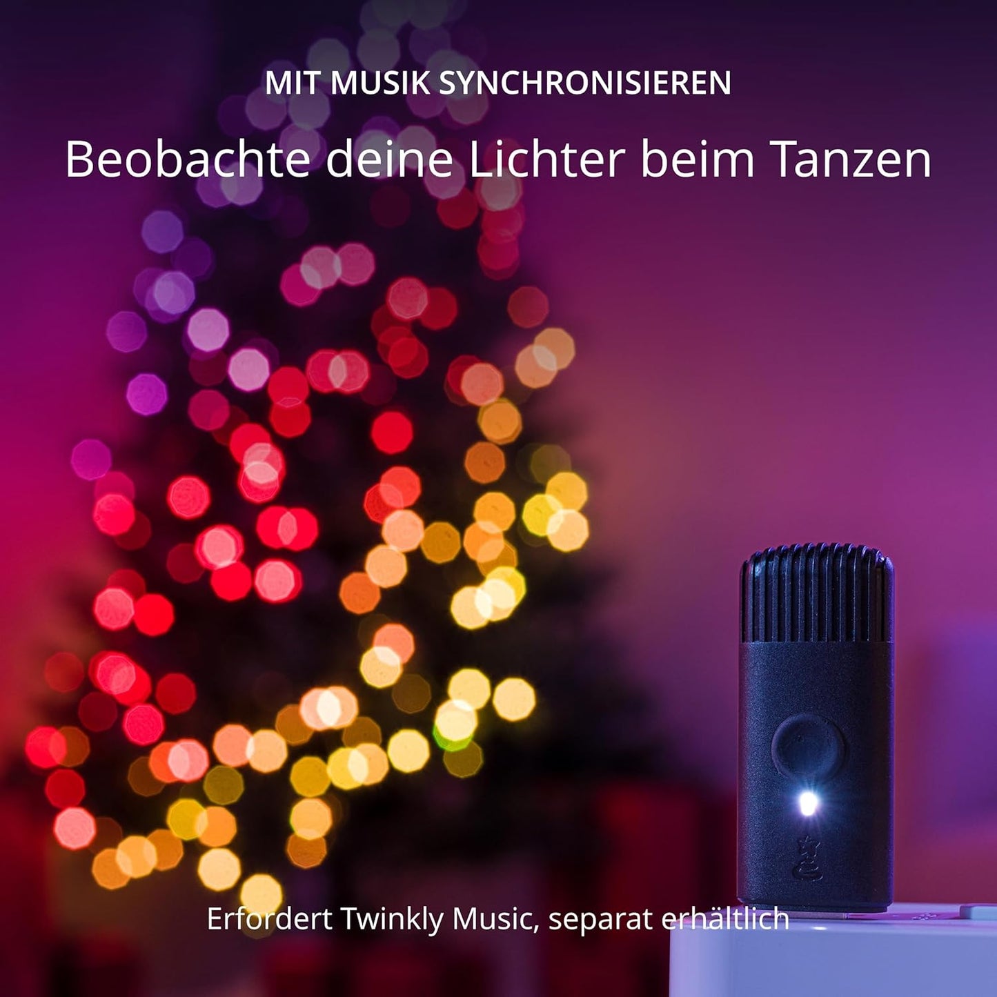 RGB LED-Lichterkette Perlen, Durchsichtiger Faden / 6m