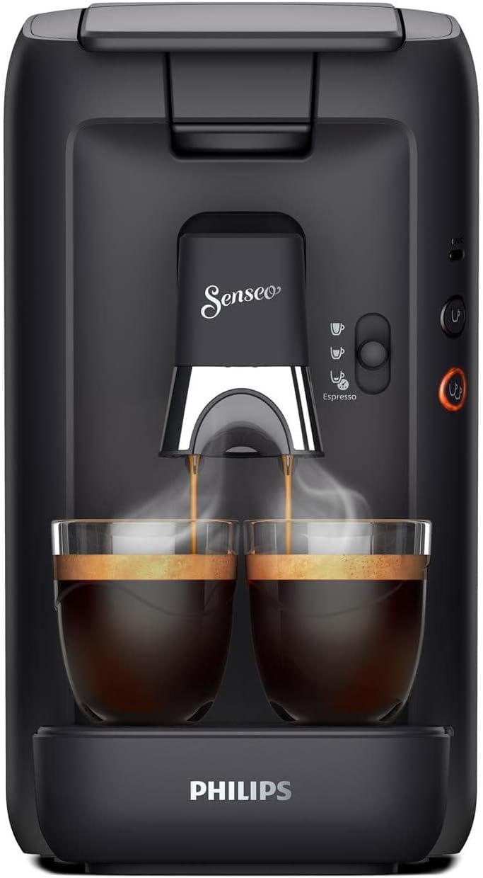 Senseo Maestro Kaffeepadmaschine mit Memo-Funktion, Schwarz
