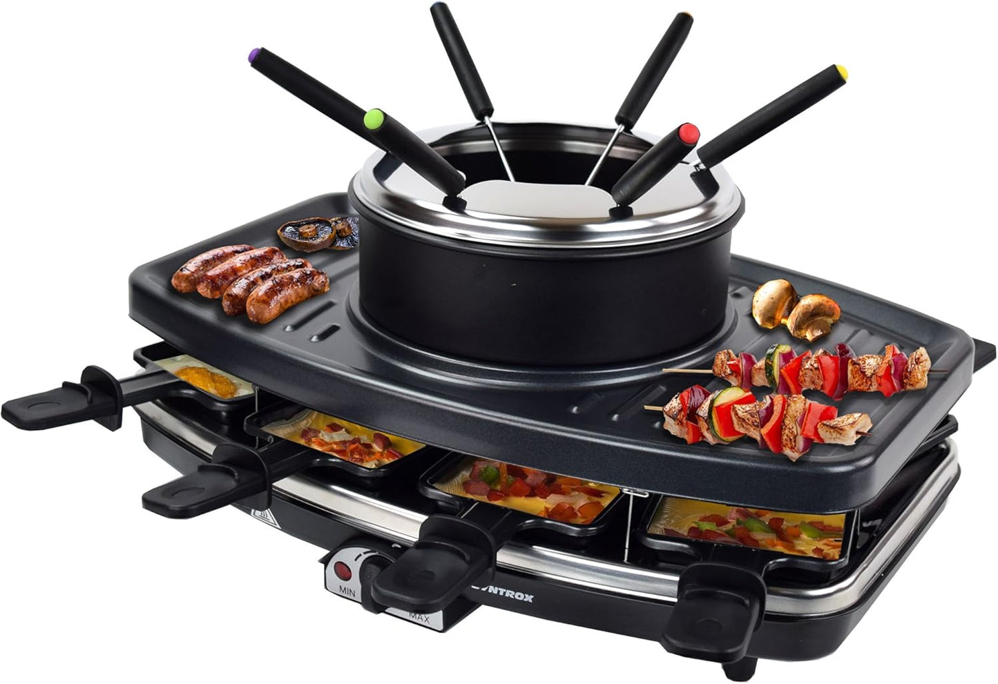 3 in 1 Raclette-Grill-Fondue