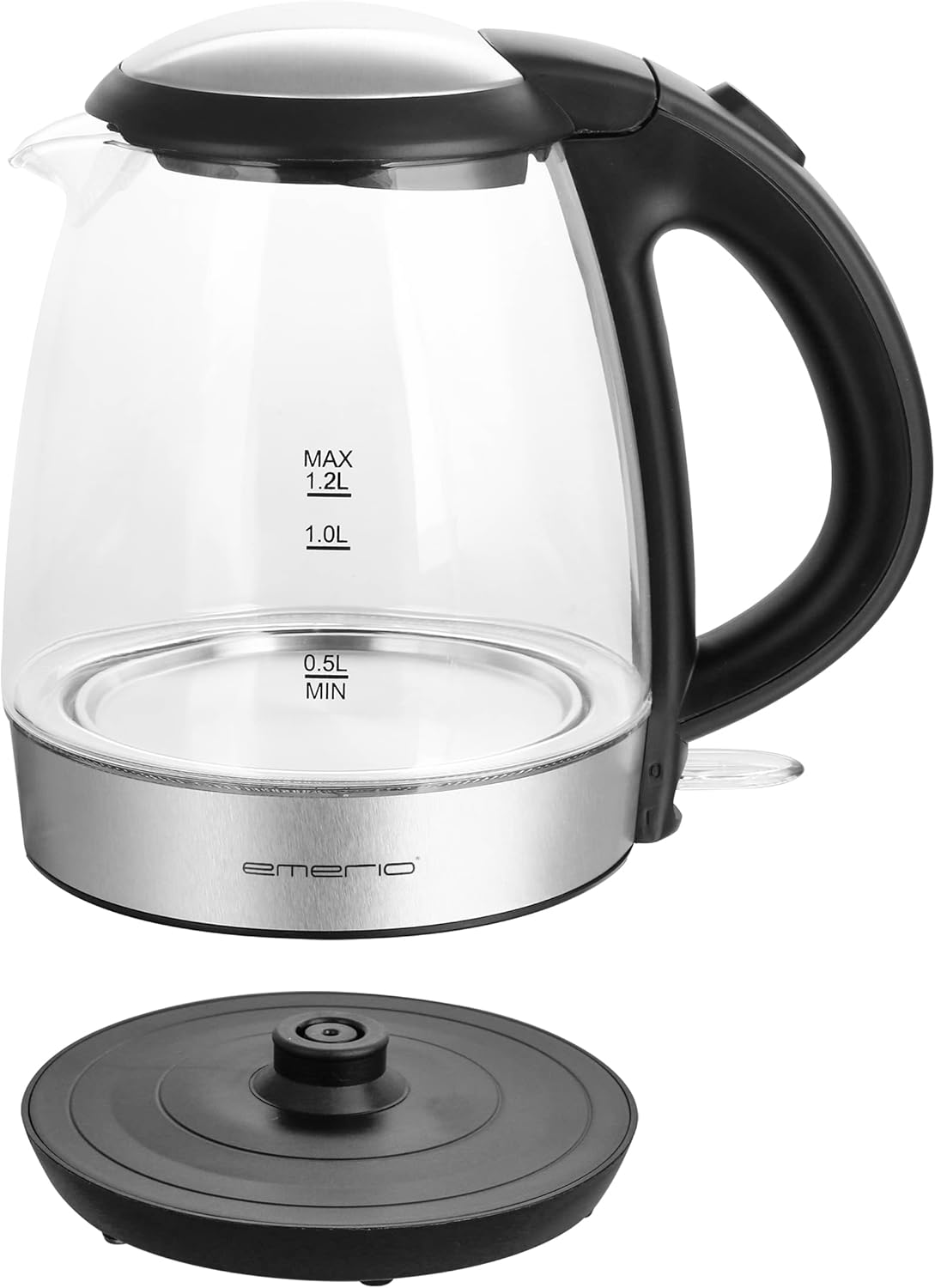 WK-125145 - Wasserkocher aus Glas, 1.2 Liter|Single