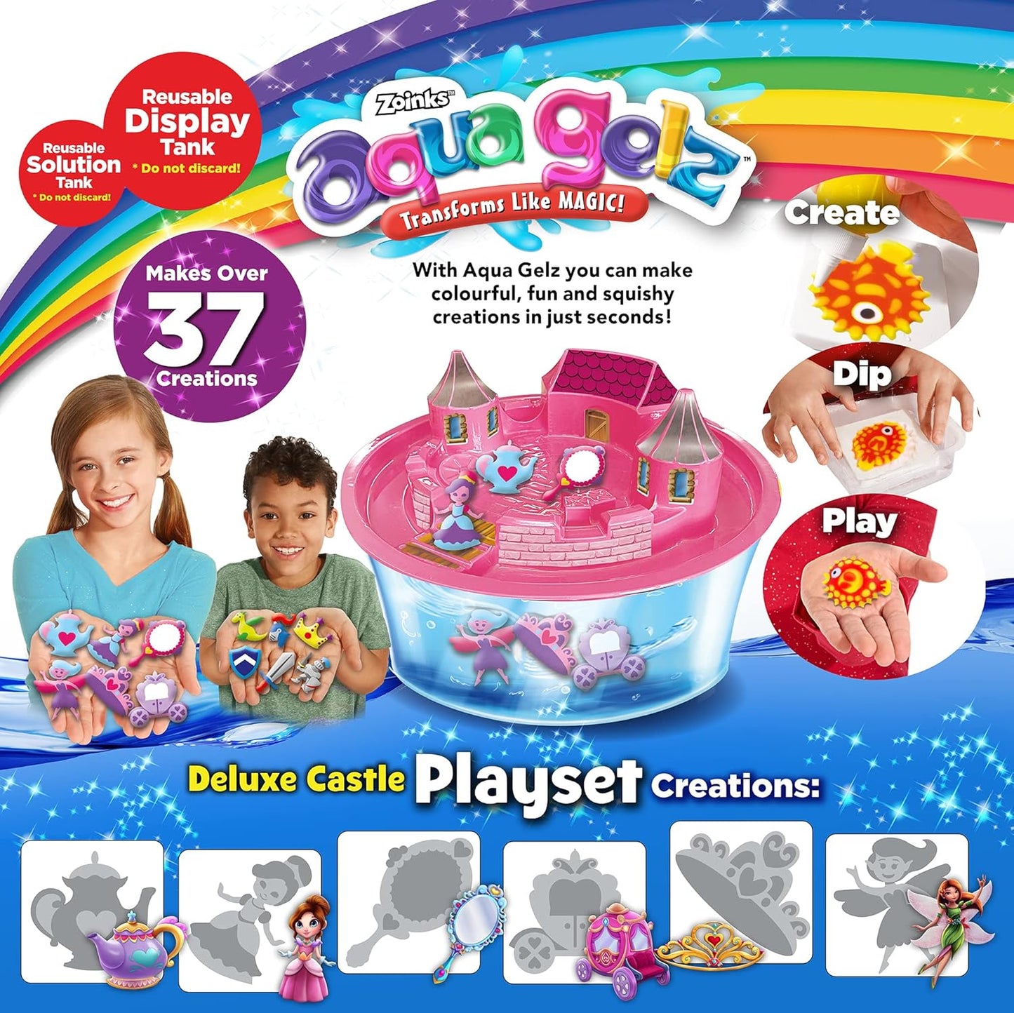 Aqua Gelz Deluxe Castle Bastelset, AquaGelz Deluxe Castle Spielset