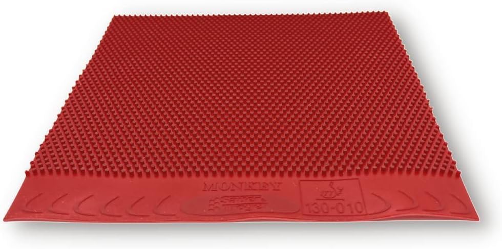 Lange Noppe Tischtennisbelag Monkey, Rot 0,6 mm