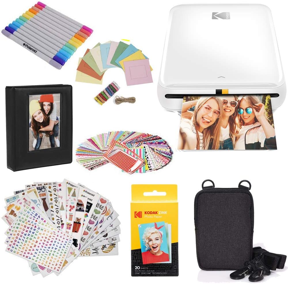 Kabelloser mobiler Fotodrucker, Starterpaket / Weiss