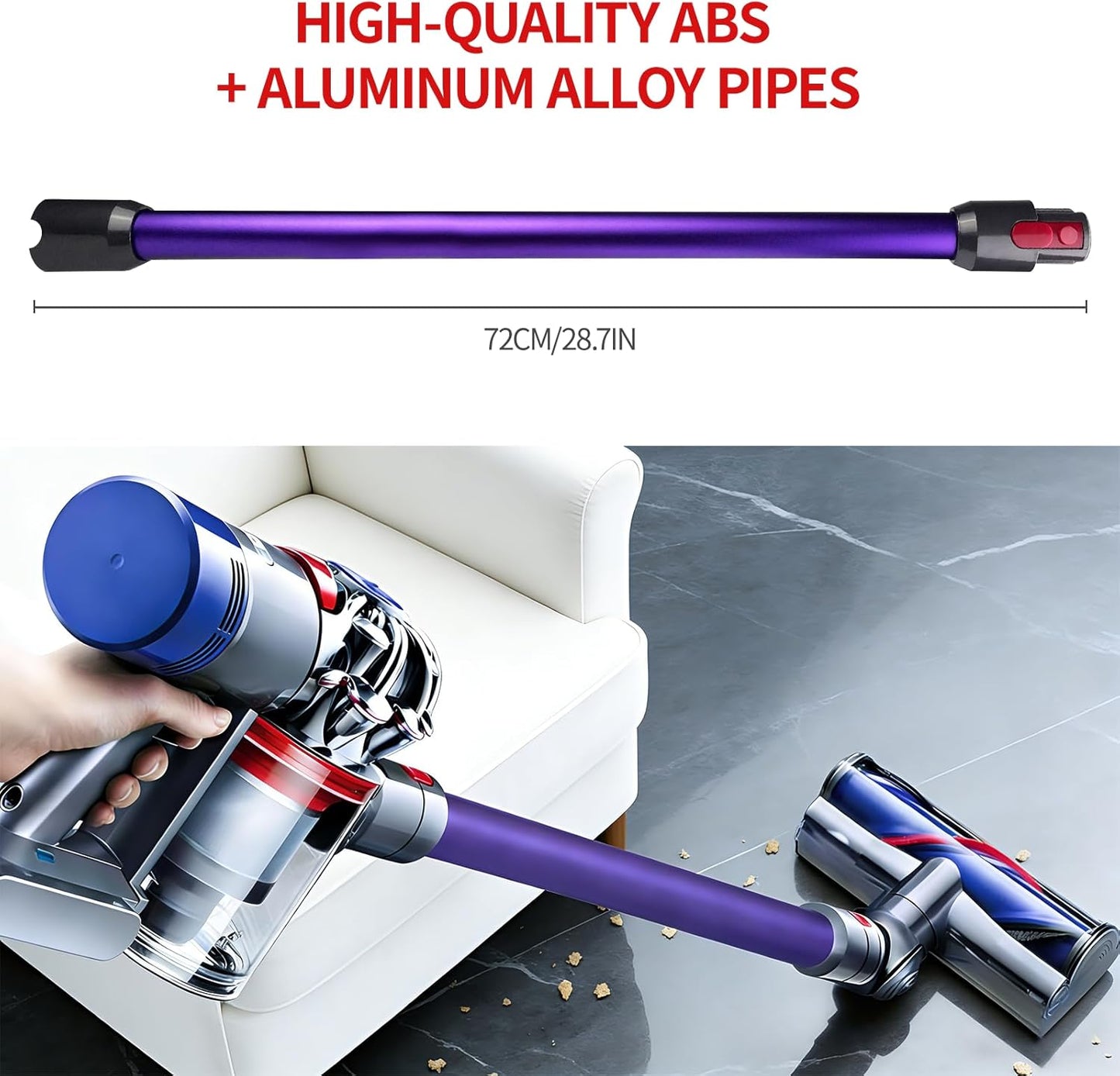 Schnellspanner Verlängerungsrohr für Dyson