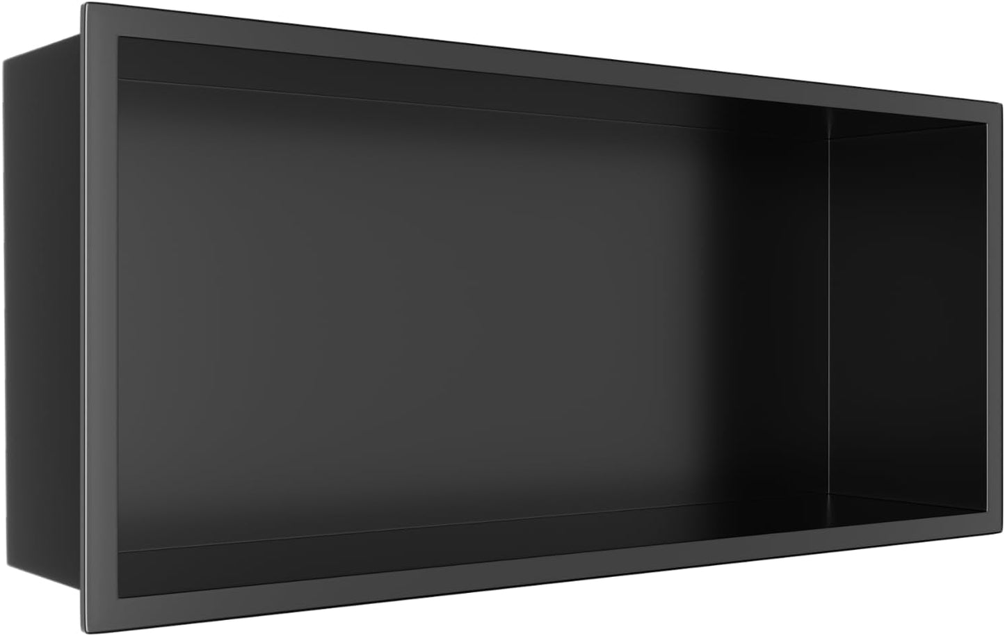 Wandnische Dusche, Schwarz 45x20x10 cm