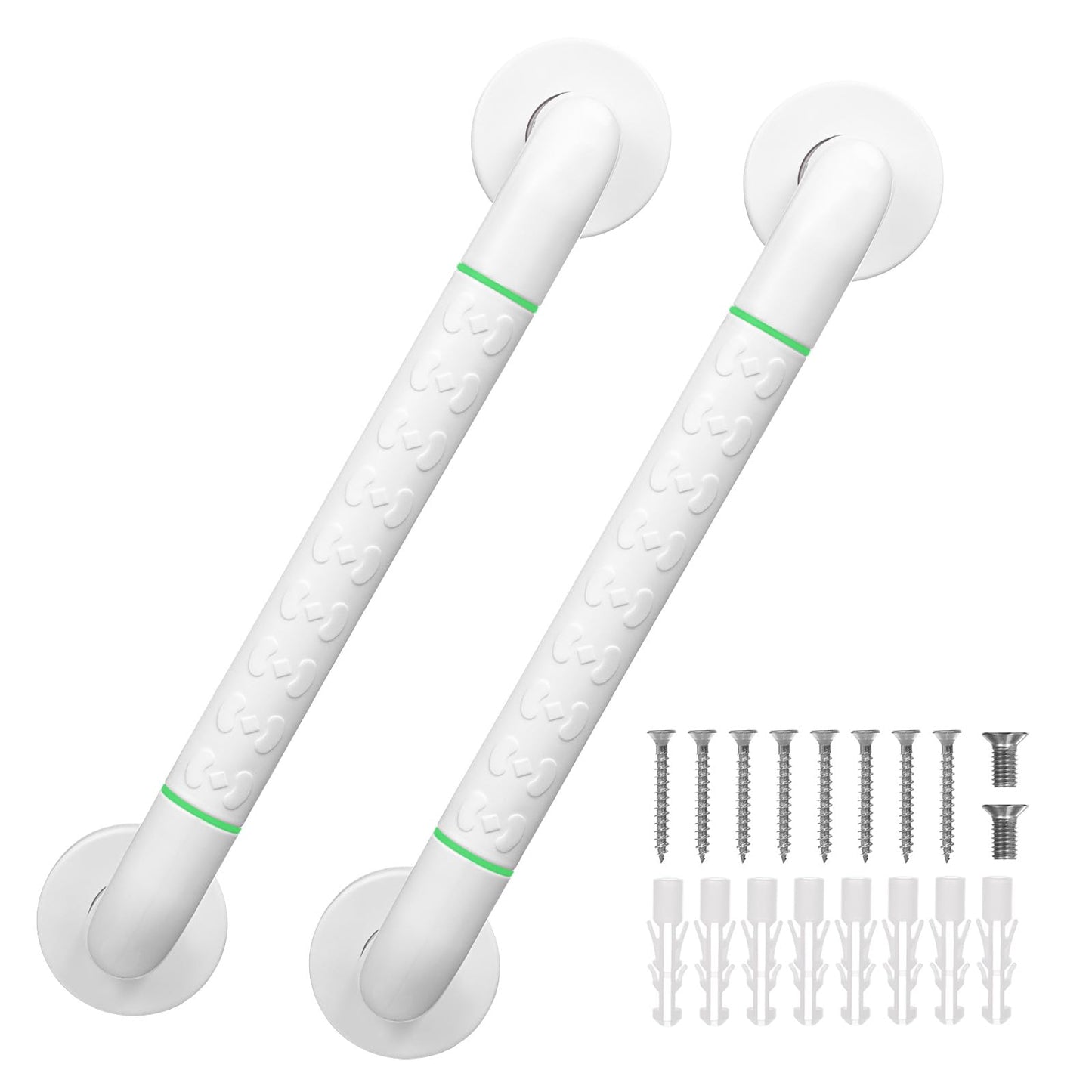 Handlauf-Set Edelstahl für Dusche (2 x 40 cm), 40CM*2