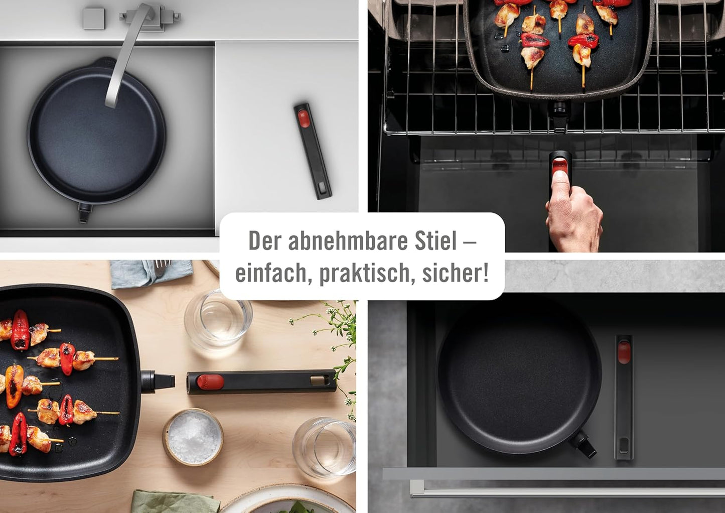 Wok- und Rührpfanne Diamond Logic XR, Ø 24 cm, 9 cm hoch