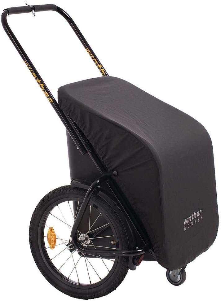 Donkey Transportanhänger für Fahrräder, Schwarz