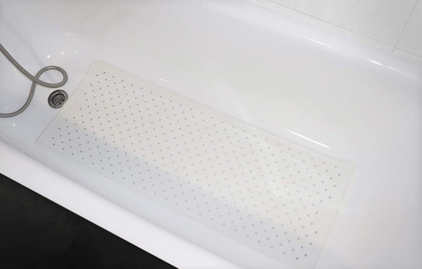 Rutschfeste Badewannenmatte, schimmelresistent (65x35 cm), 65 x 35 cm (Rechteckig)