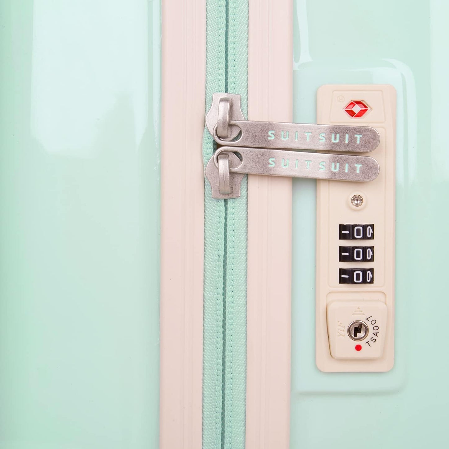 2er Set Fabulous Fifties Koffer mit TSA-Schloss, Duo Set Luminous Mint