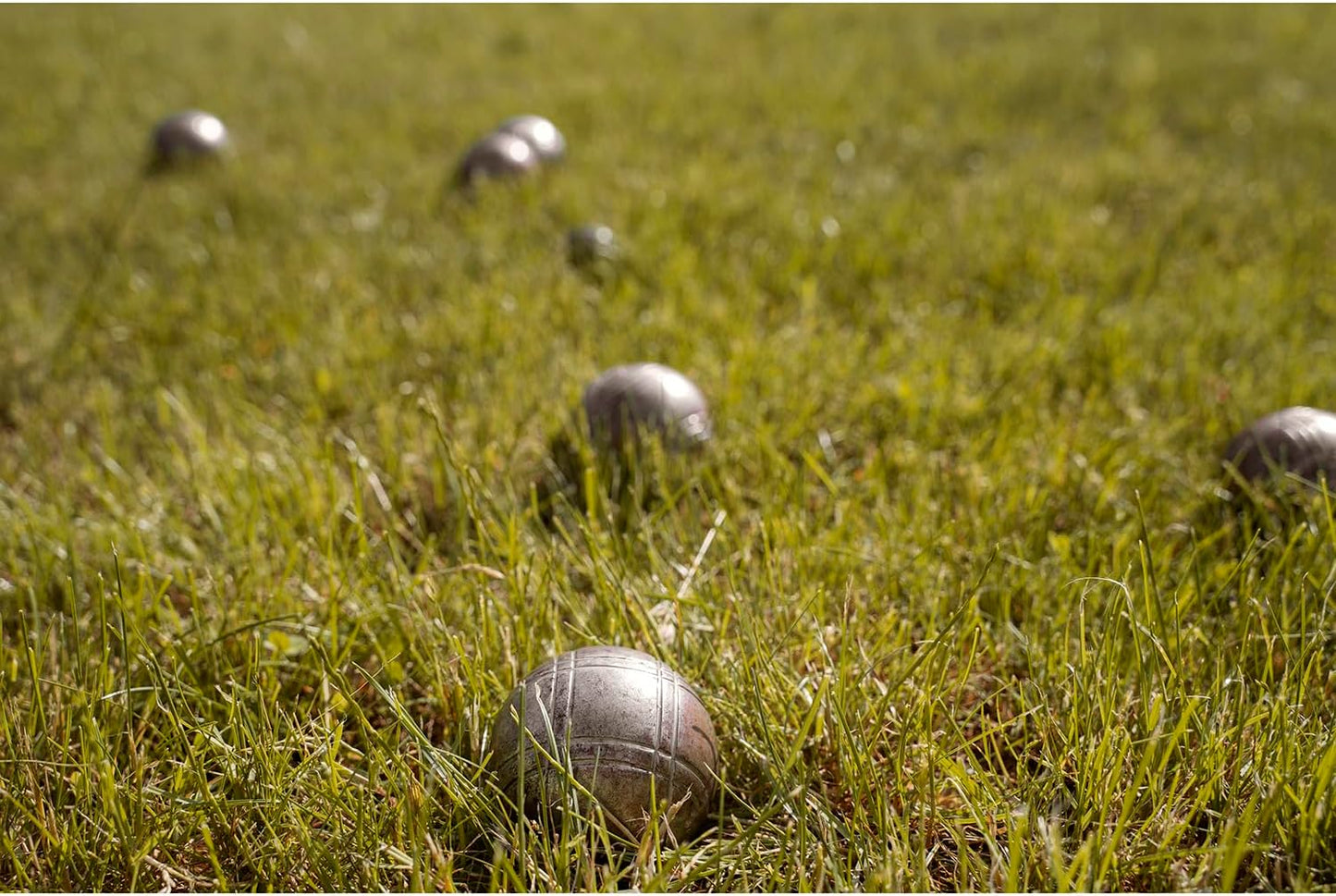 Boule-Set mit 6 Kugeln & Zubehör