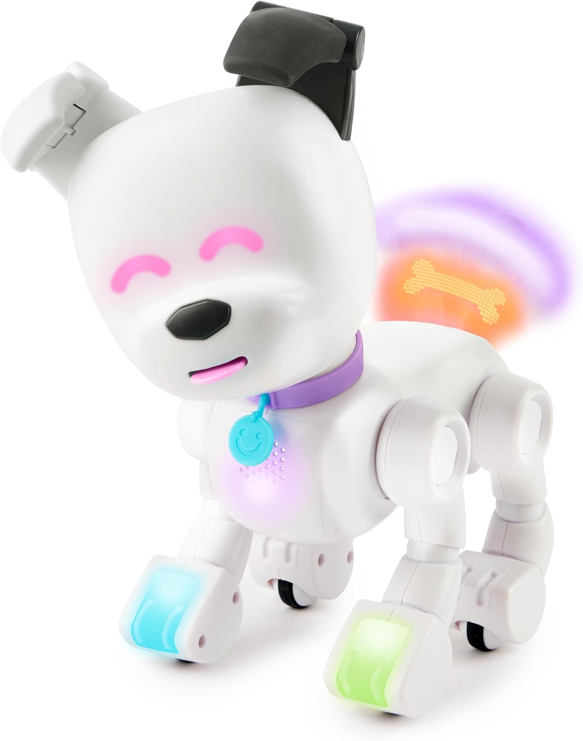 Interaktiver Roboterhund mit Sprachsensoren