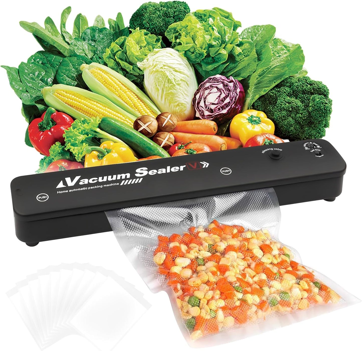 Vakuumierer inkl. 10 Vakuumierbeutel