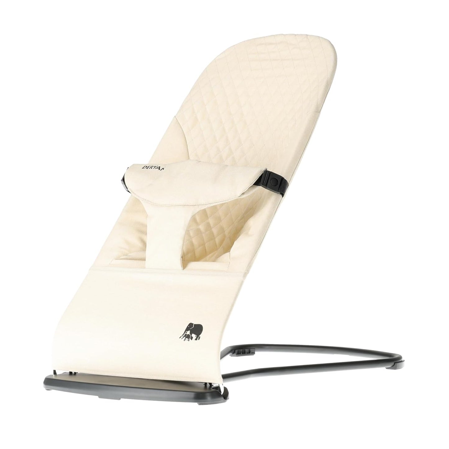 Ergonomische Babywippe Buddy verstellbar & klappbar, Creme
