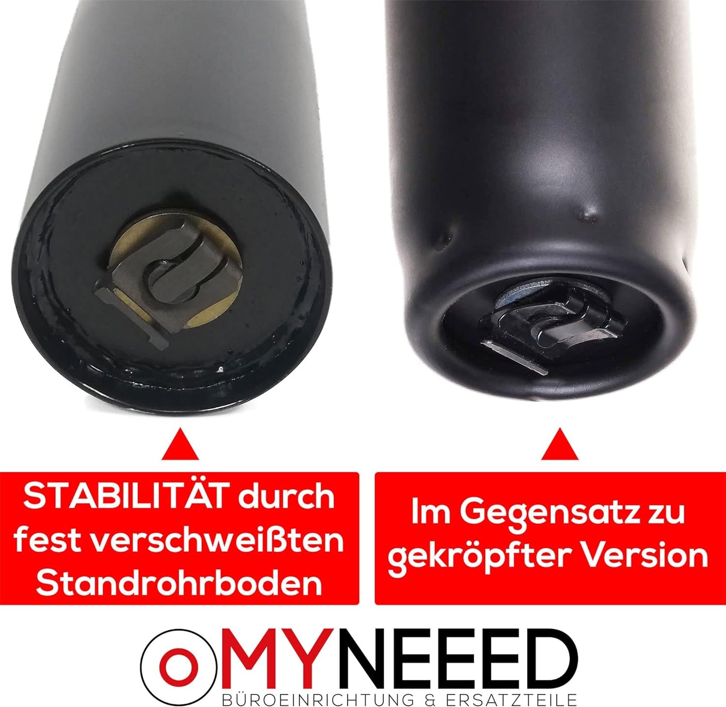 Gasdruckfeder, 185 mm Schwarz