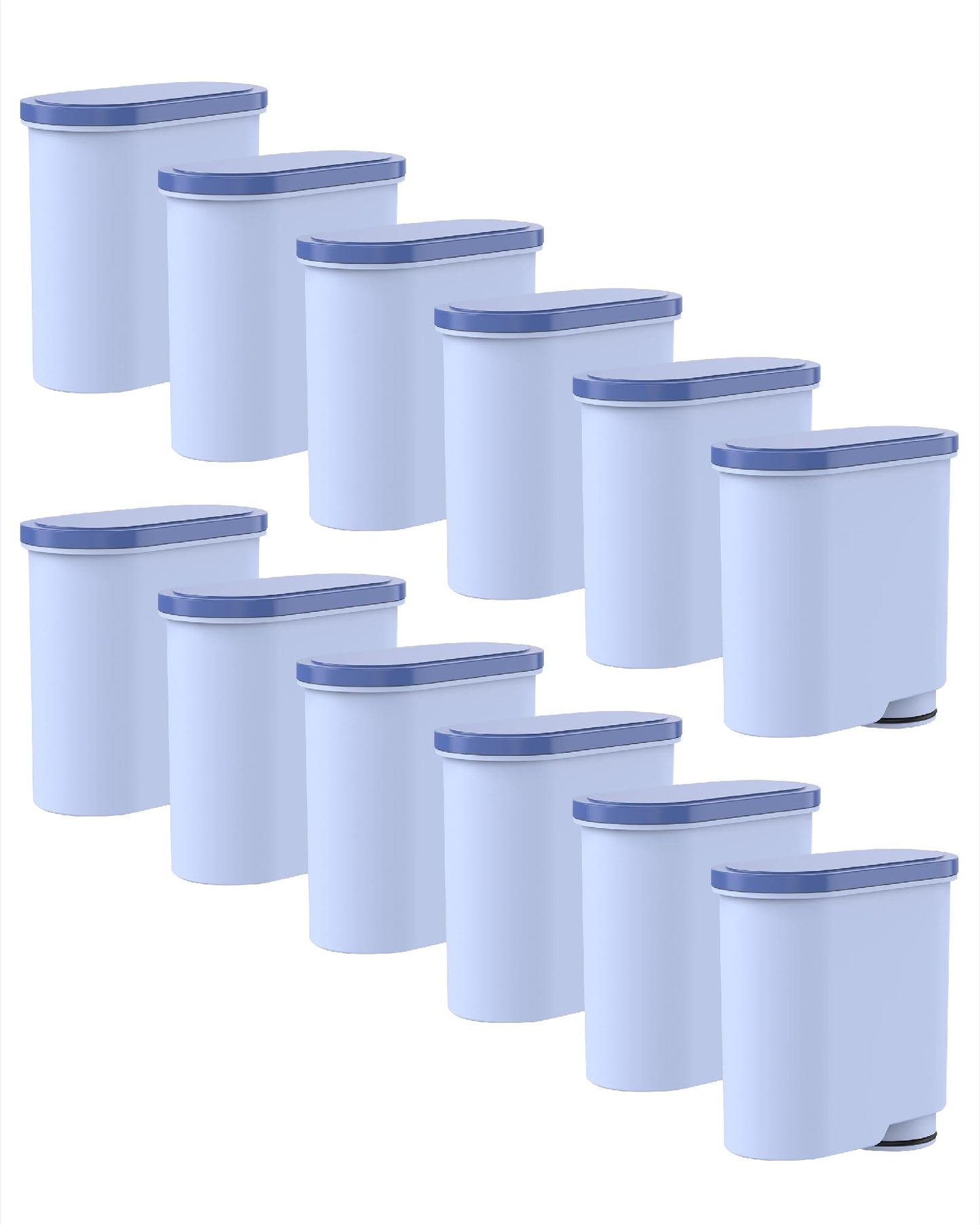 12 x Ersatzwasserfilter für Philips Kaffeemaschinen, 12 Stück (1er Pack)
