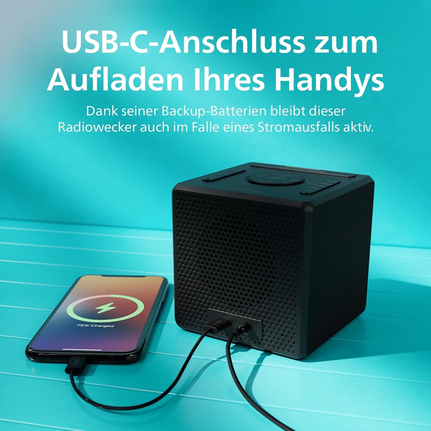 TAR4650 Uhrenradio mit Doppelweckfunktion