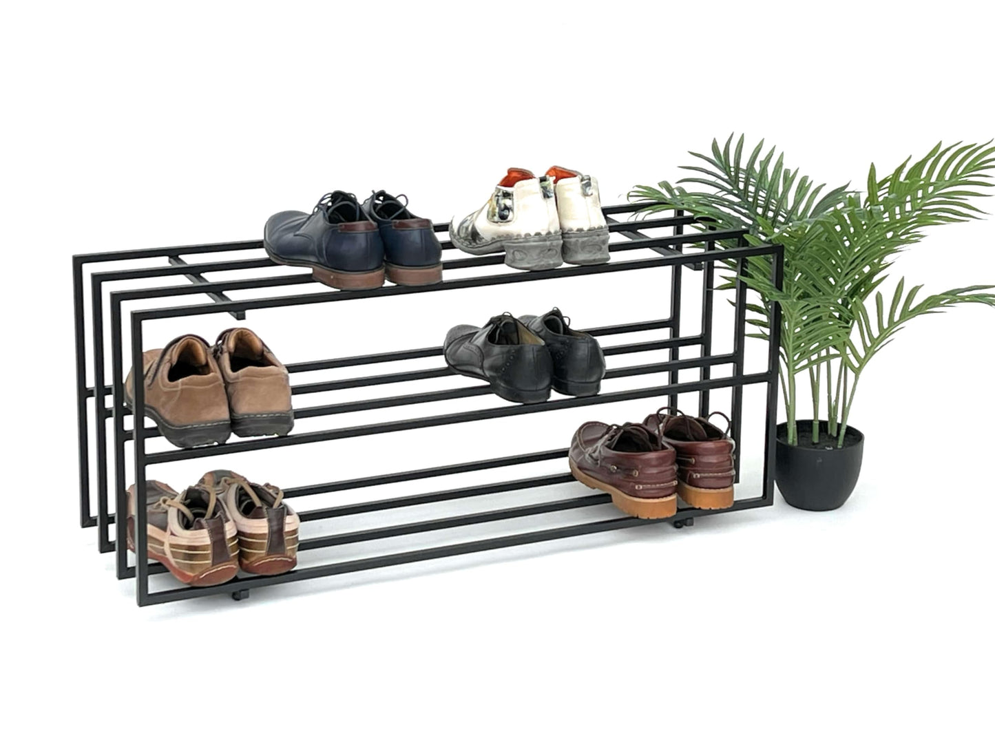 Schuhregal mit 3 Ebenen
