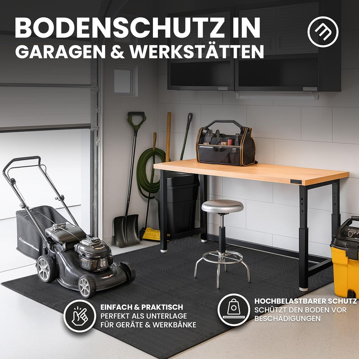 Bodenschutz- und Sportmatten-Set, 54 Stück